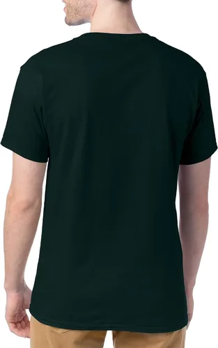 Vista 3 de Hanes ComfortSoft - Camiseta de manga corta para hombre (paquete de 4)