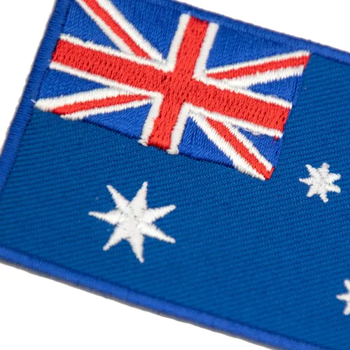 Vista 5 de A-ONE -Australia Bandera Nación Parches de Cuero Caliente+Insignia de Bandera de Viaje, Frabic Art Craft Costura Planchado para ropa, bolsos, jeans
