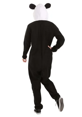 Vista 2 de Disfraz de Onesie de Panda para Adultos Multicolor