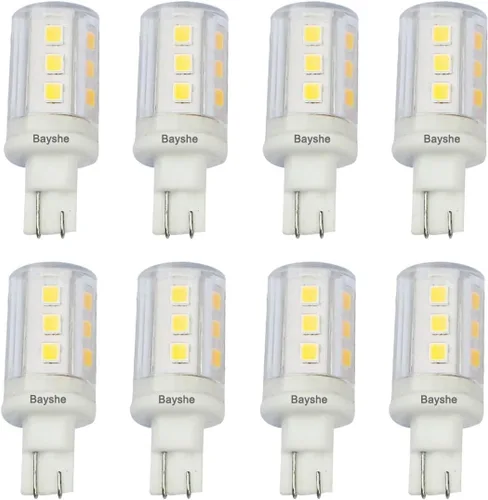 Vista 8 de BAYSHE Bombillas LED con base de cuña T10 de 12 V, 5 W, Malibú, camino, jardín, 921, 922, 912, 194, 168, T10, caravana, remolque, autocaravana