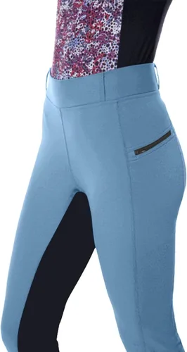 Vista 2 de TIAFORD Pantalones de equitación para mujer, pantalones ecuestres, mallas de retazos de cintura alta, leggings deportivos