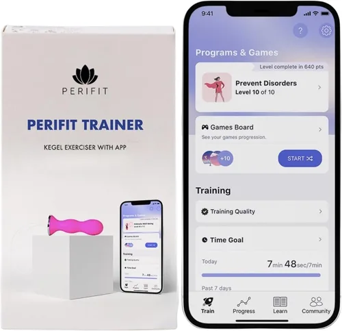 Vista 8 de Perifit - Ejercitador de suelo pélvico con aplicación Entrenador Kegel Fortalece tu suelo pélvico, obtén un mejor control de la vejiga, un apoyo