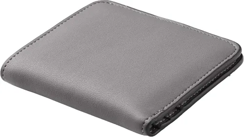 Vista 3 de Toughergun - Cartera de cuero genuino de lujo para mujer con cierre Rfid y ventana de identificación