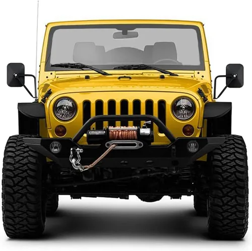 Vista 7 de Espejos sin puertas, derecho, compatible con Jeep Wrangler CJ TJ JK JL JT Espejos laterales rectangulares todoterreno Espejo de instalación más