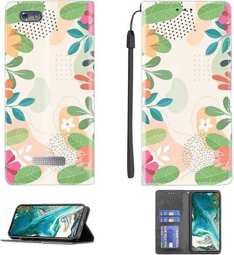 Vista 295 de jioeuinly ATT Motivate 2 - Funda compatible con ATT Motivate 2, funda con soporte abatible y cierre magnético DJS