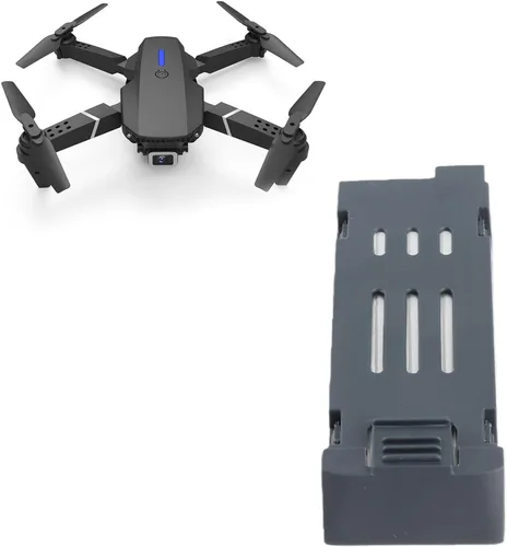 Vista 2 de RC Drones Litio, Batería de Repuesto Drones Accesorios UAV para E58 L800 JY019 S168 X Pro 1800mAh (1800mAh)