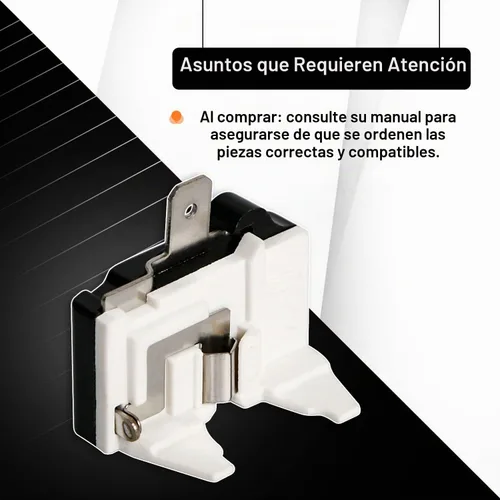 Vista 3 de Protector térmico de sobrecarga para refrigerador, 1/2 HP (375 W), protector de sobrecarga térmica del compresor, pieza de repuesto
