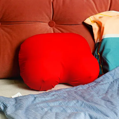 Vista 2 de YoFab Almohada de pecho para el pecho, regalo 3D, almohada de pecho de espuma viscoelástica suave, almohada divertida para el pecho, regalo