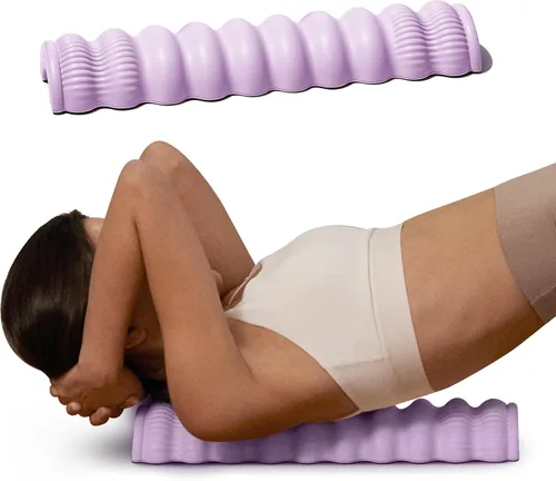Vista 8 de Wave Pillow II - Herramienta de masaje para estiramiento de columna vertebral, corrector de alineación de columna vertebral para aliviar el dolor
