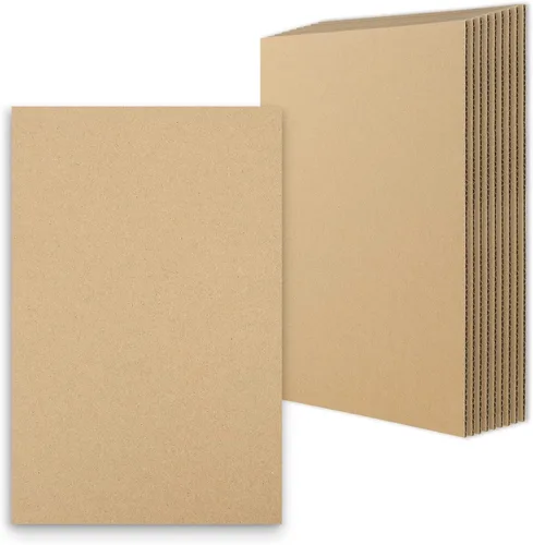 Vista 20 de Golden State Art, Paquete de 50 hojas de cartón corrugado de 5 x 7 pulgadas, almohadillas de cartón plano para embalaje, correo o manualidades