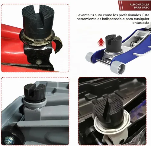 Vista 7 de Almohadilla Universal para Gato de Coche de Goma Ranurada, Adaptador de Piso, Protector de Marco, Herramienta de Reparación para Soldadura