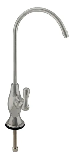 Vista 5 de Westbrass D2033-NL-20 Grifo dispensador de agua fría clásico de 1 palanca de 10 pulgadas, acero inoxidable