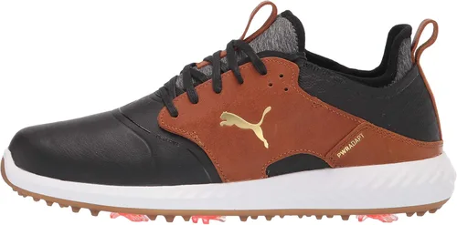 Vista 8 de PUMA Zapatos de golf Ignite Pwradapt hechos a mano en jaula para hombre, Blanc Argent