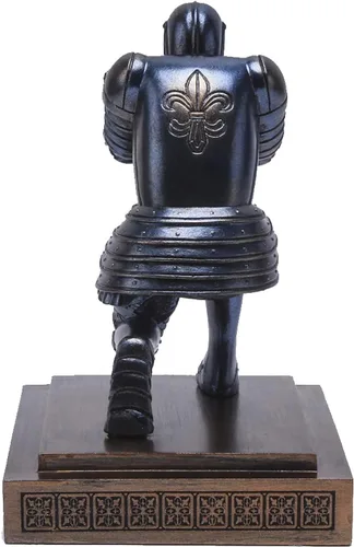 Vista 6 de Knight - Soporte para bolígrafo con bolígrafo, accesorio de escritorio personalizado para un regalo, soporte de escritorio organizador de escritorio