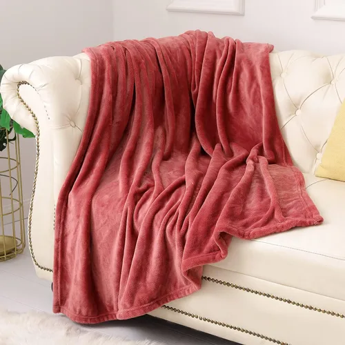 Vista 23 de KMUSET Manta de Tiro Súper Suave Premium de Franela de Forro Polar Sedosa Tamaño de Tiro Beige Microfibra Manta Ligera para Uso en Todas