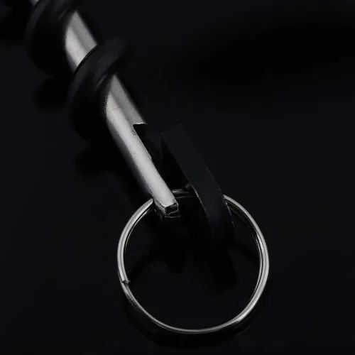 Vista 6 de Mini CorkSmart portátil, llavero de vino tinto con bisagras, juego de abridor de botellas de sacacorchos multiherramienta, sacacorchos, accesorio