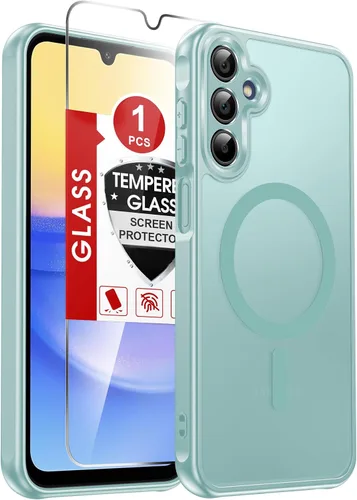 Vista 213 de LeYi Funda para teléfono Samsung-S23: protector de pantalla e imán MagSafe Púrpura