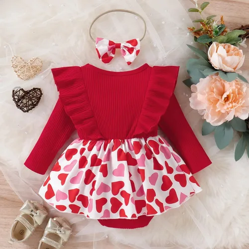 Vista 23 de Mameluco de Navidad para niñas recién nacidas, falda de malla de terciopelo rojo, traje de primera Navidad, regalo de Navidad