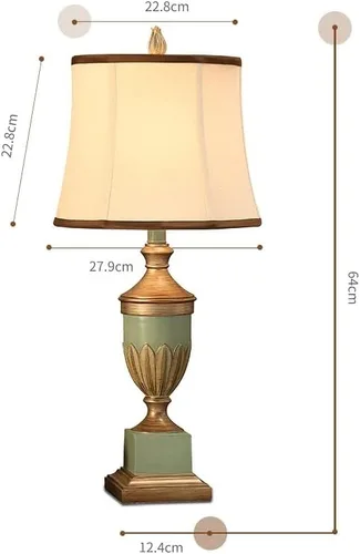 Vista 2 de TOMYEUS Lámpara de mesa para dormitorio, lámparas de mesa para dormitorio, luz de resina, luz de escritorio, lámparas de mesa para dormitorio