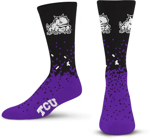Vista 46 de For Bare Feet Calcetines de la NCAA para niños y niñas, unisex, Spray Zone Crew, para jóvenes