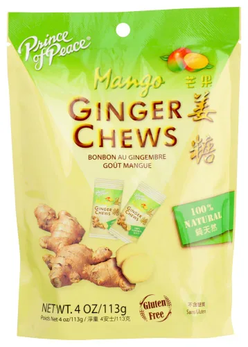Vista 4 de Prince of Peace - Caramelo de jengibre 100 % natural (masticable), 2.2 libras