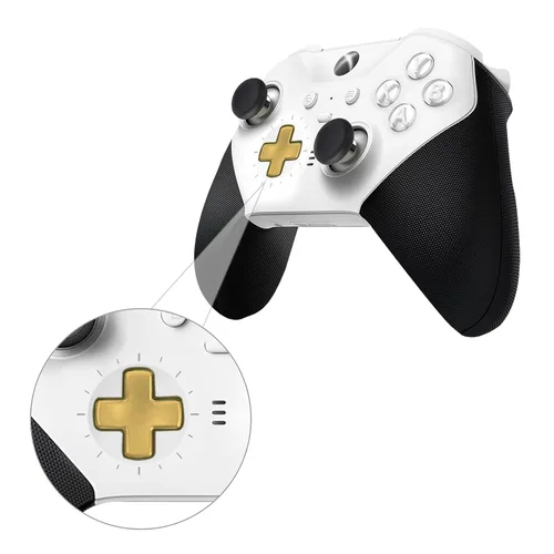 Vista 7 de Metal Replacement Thumbsticks for Xbox Elite Controller Series 2 Core,Component Pack Includes 4 Swap Magnetic Joysticks,4 Paddles,1 Standard D-Pads