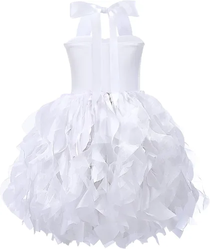 Vista 3 de Leegleri Tutu Dress for Girls Tulle Birthdya Party Dress Up for Girls Sequin Princess Gift Costume Outfit for Kids