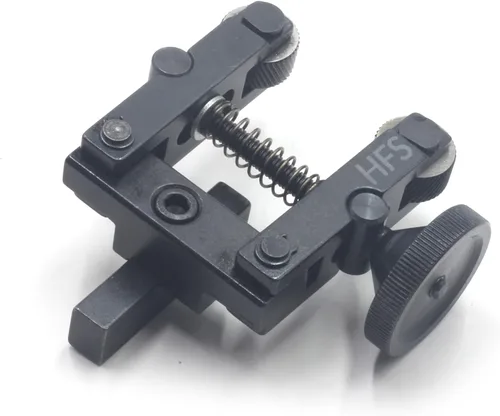 Vista 3 de HFS (R) Soporte de herramienta de moleteado ajustable con 6 ruedas para mini tornos 0-2 "de capacidad