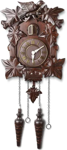 Vista 2 de Kendal MX313 reloj cucú de madera hecho a mano