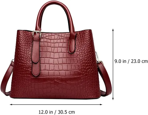Vista 2 de Bolso bandolera de piel sintética para mujer, bolso de mano de moda, bolso de regalo, lindo portátil para uso diario
