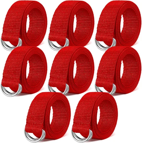 Vista 9 de Seematn Web - Cinturón de fútbol de 52 pulgadas, cinturón de fútbol con anillo en D para hombres, mujeres, jóvenes, niños y niñas