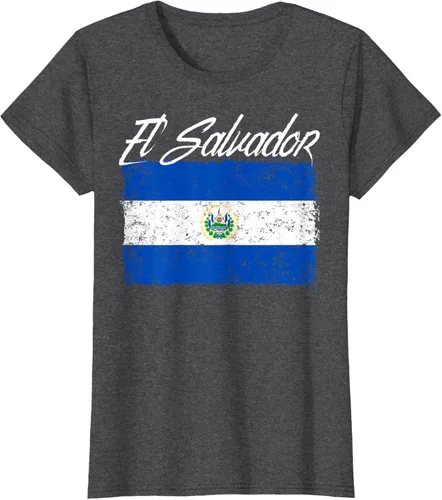 Vista 6 de Camiseta Salvadoreña Bandera El Salvador