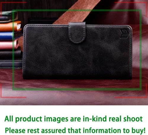 Vista 5 de SUANPOT Funda de piel tipo cartera para iPhone 12/12 Pro 6.1 (no 12 Pro Max de 6.7 pulgadas) con bloqueo RFID, tarjetero y tarjetero con tapa
