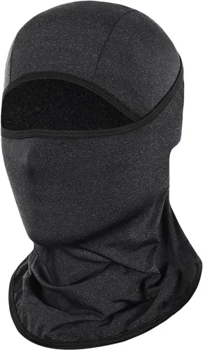 Vista 15 de Achiou - Pasamontañas con Máscara Facial, Máscara de Esquí para Hombres y Mujeres de Fútbol, Ligera Sheisty, Ninja Sheisty Capucha Solar UV