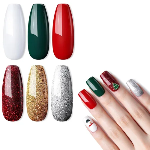 Vista 10 de Modelones Uñas postizas cuadradas cortas, color blanco y rosa, 32