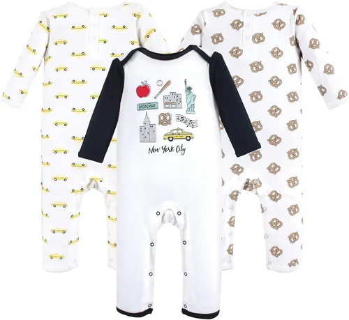 Vista 84 de Hudson Baby - Overol unisex de algodón para bebé Manzana