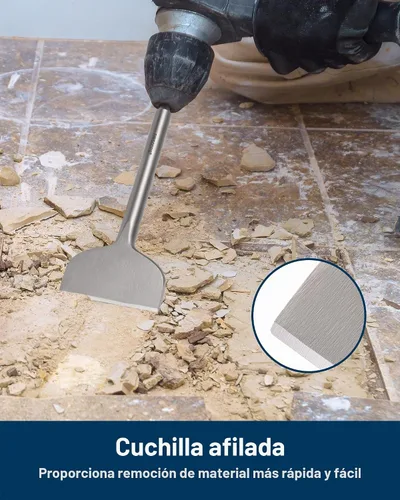 Vista 3 de Firecore - Broca de cincel SDS Plus de 4 pulgadas por 11 pulgadas para herramienta de taladro de martillo giratorio SDS Plus Tile Removal Chisel
