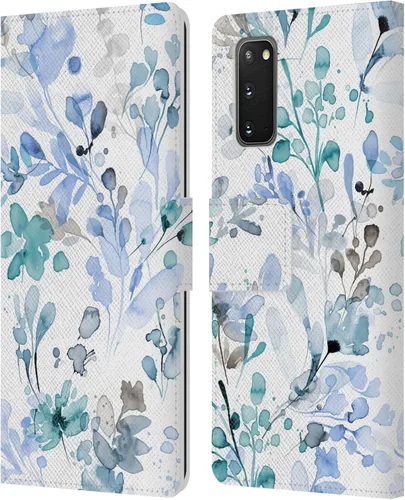 Vista 275 de Head Case Designs Officially Licensed Ninola Beige Wild Grasses Leather Wallet Case Compatible with Samsung Galaxy A07 4G