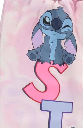 Vista 6 de Disney Lilo and Stitch - Pantalones deportivos para niñas con Minnie Mouse y princesas Disney, tallas 4-16 para niñas pequeñas y grandes