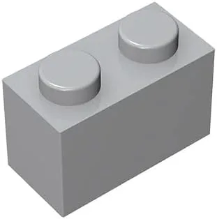 Vista 2 de Ladrillo de construcción clásico de 1 x 2, bloque de ladrillo a granel de 100 piezas, compatible con piezas y piezas 3004, juego creativo, 100% Negro