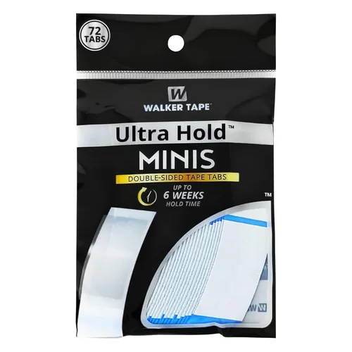 Vista 3 de Walker Tape Rollo de cinta Ultra Hold de 1/2 x 12 yardas para instalaciones de pelucas, sistemas de encaje, aplicaciones de tupé, preparación