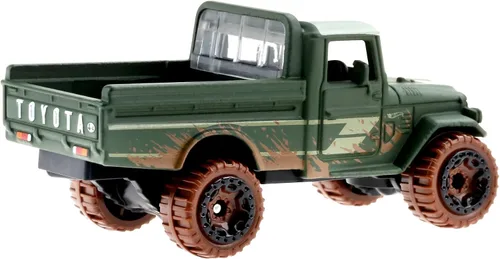 Vista 2 de Hot Wheels 2022 - Toyota Land Cruiser - Caminos de barro todoterreno 4/5 [Verde]