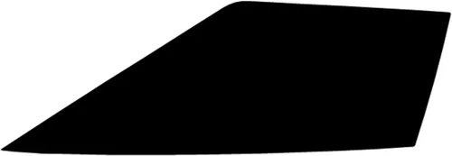 Vista 7 de Tinte precortado para ventanas compatible con Chevrolet Corvette Coupe 1984-1996 5% 22 pulgadas solo rollo