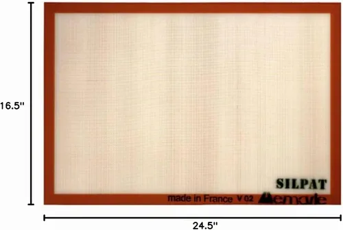 Vista 4 de Silpat Alfombrilla de silicona antiadherente para hornear, 16.5 x 24.5 pulgadas