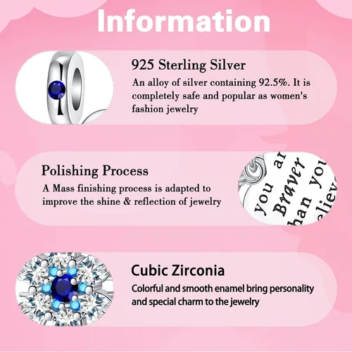 Vista 5 de Dije colgante de plata de ley 925 con forma de corazón y gato, para pulseras y collares, joyería de regalo para mujeres, niñas, familiares y amigas