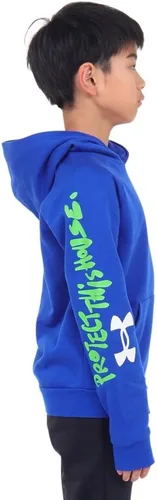 Vista 4 de Under Armour Sudadera con capucha Rival de forro polar para niños