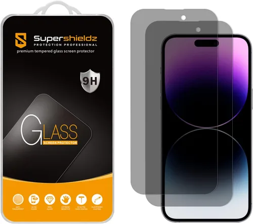 Vista 17 de Supershieldz (Juego de 2) (Privacidad) Protector de pantalla anti espía diseñado para iPhone Air (16.5 cm), de vidrio templado, antiarañazos, sin