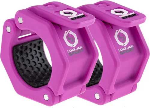 Vista 19 de Lock-Jaw Sport - Collar olímpico de barra - Abrazadera de barra de liberación rápida (negro)