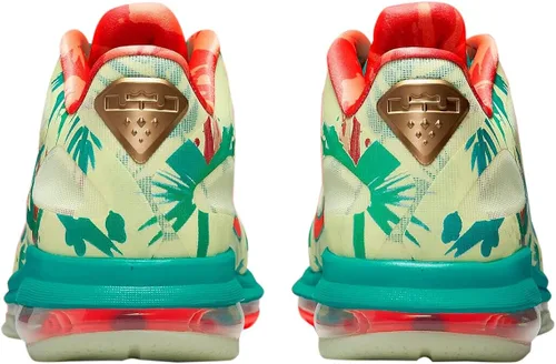 Vista 4 de Nike Lebron 9 Low Lebonald Palmer 2022 edición limitada, White LimeBright Mango