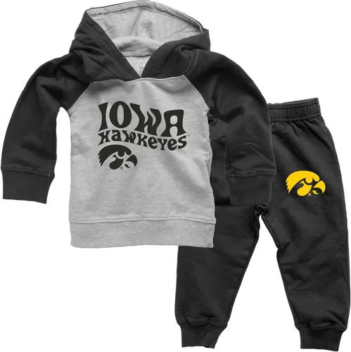 Vista 32 de Wes and Willy Conjunto de pantalón y sudadera con capucha universitaria para bebés y niños pequeños